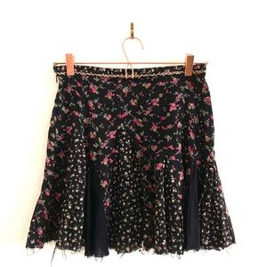Free People FP One Floral Pleated Mini Skirt